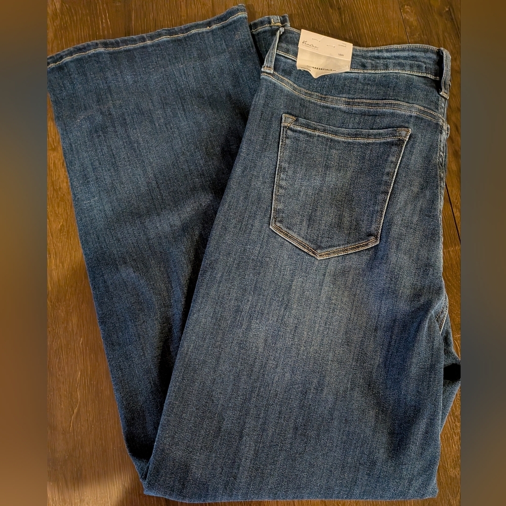 KanCan High Rise Dark Blue Women's Jeans - Picture 3 of 4